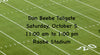 Don Beebe Tailgate Saturday October 5, 2024 Raabe Stadium, Wauwatosa, WI